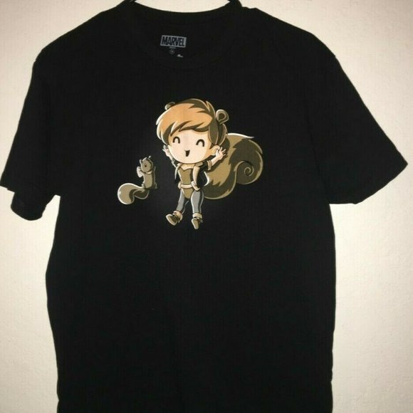 teeturtle Other - Marvel Squirrel Girl Adult Size Medium Black Tee